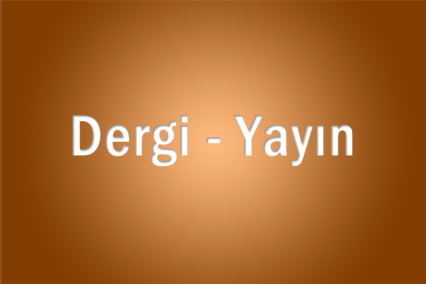 7 - Dergi Tasarım